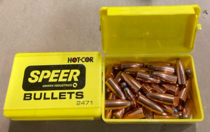 (100) Speer .375 Caliber 235 Grain Semi-Spitzer Bullets