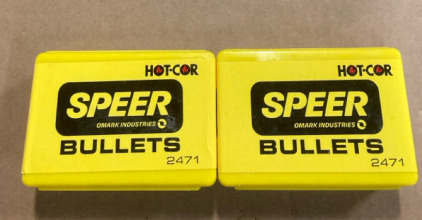 (100) Speer .375 Caliber 235 Grain Semi-Spitzer Bullets