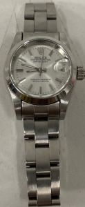 Rolex 26mm Stainless Steel Oyster Perpetual Datejust Watch