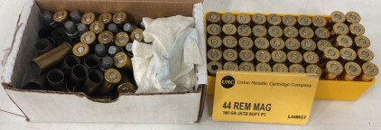(40) Rnds 44 REM Mag & (50+) 44 REM Casings