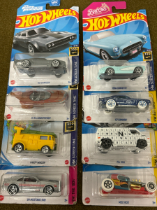 (8) Hot Wheels In Original Packaging