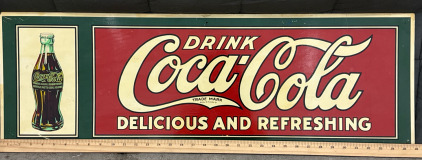 Vintage Drink Coca-Cola Metal Sign