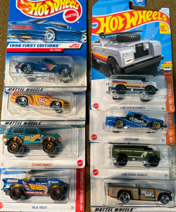 (8) Hot Wheels Including 1998 1st Editions &lsquo;40 Ford (#20 Of 40 Cars) & Street Art Series Mini Truck (#1 Of 4 Cars)