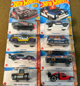 (8) Hot Wheels In Original Packaging