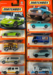(8) Matchbox Cars