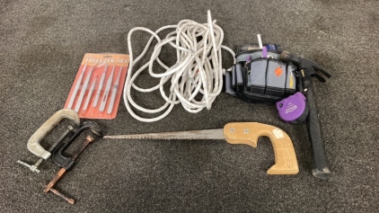 Flat Of Tools And Cord