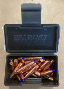 (47) 30 Caliber .308&rdquo; Barnes 175 Grain LRX Boat Tail Blue Tips