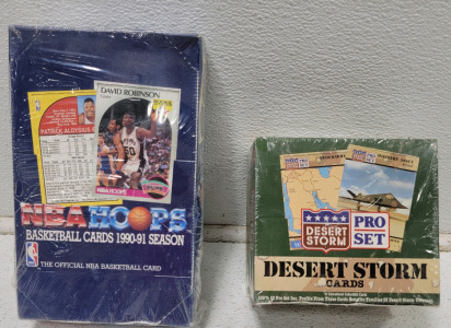 Desert Storm & NBA Hoops Basketball Trading Cards