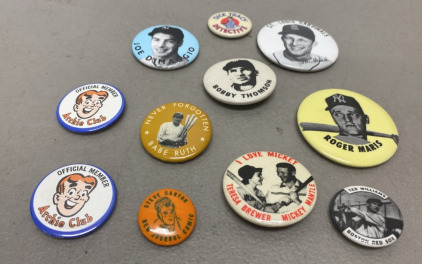 (10) Vintage Collectible Pins