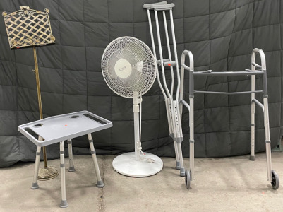 Music Stand, Crutches, Fan, Walker, & More!