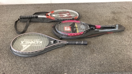 (3) Tennis Racquets