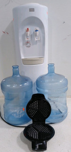 Aquverse Commercial Grade Water Cooler (2) 5-gallon Refillable Water Jugs (1) Mueller Waffle Maker