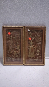 (2) Antique 3D- Pictures