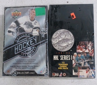 (1) Upper Deck '92-'93 NHL Cards (1) NHL Series 1 '91-'92 Pro Set