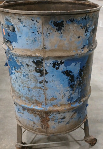 (1) Barrel Smoker / BBQ / Wood Burner w/ Wheels