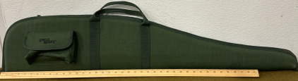 Uncle Mike&rsquo;s Canvas Padded Rifle Case w/ Side Pouch