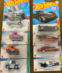(8) Hot Wheels In Original Packaging
