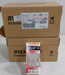 (2) 12-Pack Sylvania 200W Utility Light