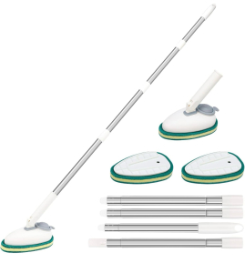 (4) New! Tub & Tile Scrubbers w/ Extendable Handle (Up To 54&rdquo;)