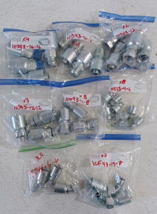 (1) Hydraulic Hose Connectors - All Different Types