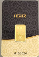 IGR 5g Fine Gold 999.9 Bar