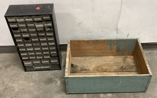 Wood Crate & Organizer Bin