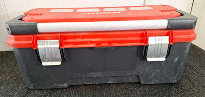 (1) Craftsman Toolbox W/ (3) Hammers & More