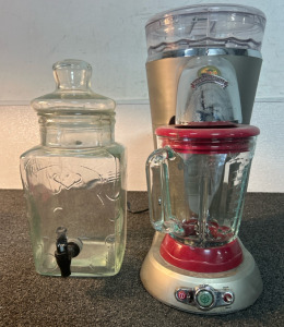 Margaritaville Margarita Blender & Glass Beverage Container W/ Spout