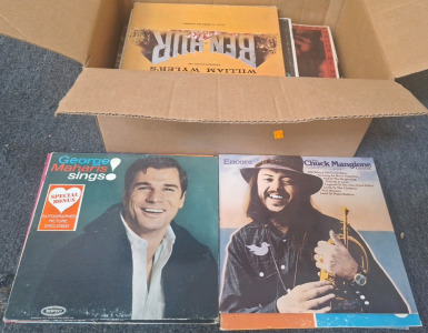 Box of Vinyl Records...BB3