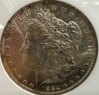 1884-O MS 64 Morgan Silver Dollar - 3