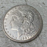 (1) 1921 90% Silver Morgan Dollar