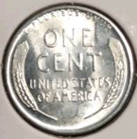 1943 MS66 WWII Steel Wheat Penny - 2