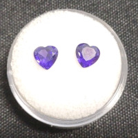 2.55ct. Natural Heart Shaped Purple Sapphire Gemstone - 2