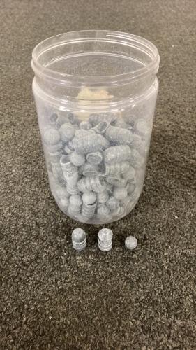 Jar Of Assorted Lead Bullets