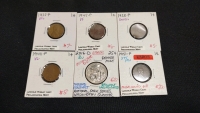 (20) Assorted Pennies Nickels Dimes Quarters from 1934 to 2019 - 6