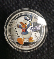 (7) Disney Character Silver Plated Collectable Coins - 8