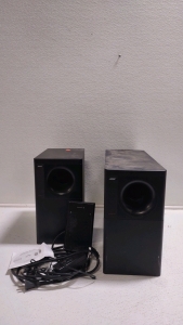 (2) Bose Speakers & (1) Ericsson W3x Mobile Broadband Routers for WCDMA/HSPA Networks
