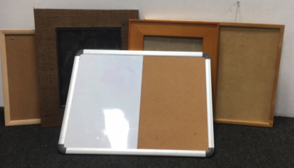 Picture frames and cork board/ whiteboard