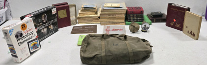 Military Guide/Operations Manuals & Vintage Miner Lights