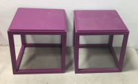 (3) Stackable Shevles (Purple,Red) - 3