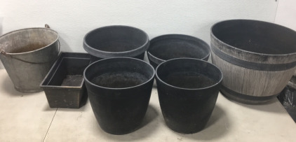 Assorted Flower Pots