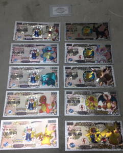 Pokémon Silver Collection Currency Set