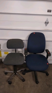 (2) Office Chairs w/ Wheels