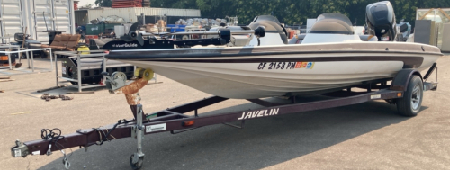 2000 JAVELIN BASS BOAT AND TRAILER