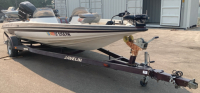 2000 JAVELIN BASS BOAT AND TRAILER - 8