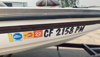 2000 JAVELIN BASS BOAT AND TRAILER - 34