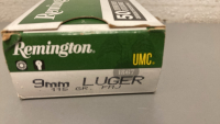 (50) Remington Center Fire 9MM Rounds - New In box! - 6
