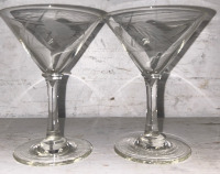 Assorted Crystal Wine Glasses - 7
