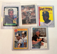 (13) Assorted Baseball Cards Including Ken Griffey Jr, Cal Ripken Jr, Barry Bonds & More - 4