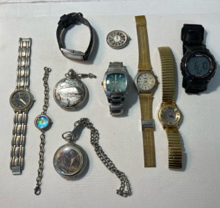 Assorted Watches, Pocket Watches & Watch Faces